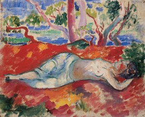 Une femme endormie, 1906