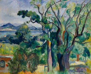 La baie de Saint-Tropez - Henri Charles Manguin