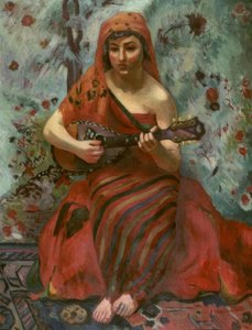 La mandoliniste (La petite Marie) - Henri Charles Manguin
