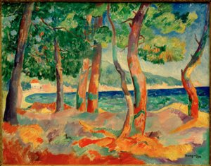 La pinède à Cavalière - Henri Charles Manguin