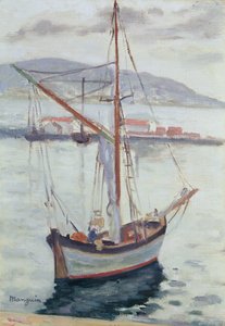 Yachts à Saint-Tropez - Henri Charles Manguin