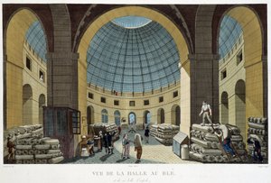 La Halle au blé - dans « Vues de Paris » par Courvoisier - Henri Courvoisier Voisin