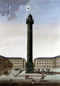 Place Vendôme - dans Vues de Paris par Courvoisier - Henri Courvoisier Voisin