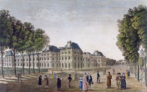 Le Palais du Luxembourg, vers 1815-20 - Henri Courvoisier Voisin