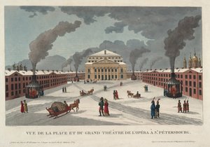 Le théâtre impérial Bolchoï Kamenny de Saint-Pétersbourg