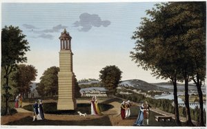 Vue de Saint-Cloud et de ses environs - dans « Vues de Paris » par Courvoisier - Henri Courvoisier Voisin