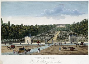 Vue du Jardin du Roi (Jardin des Plantes) prise du pont en face - Henri Courvoisier Voisin