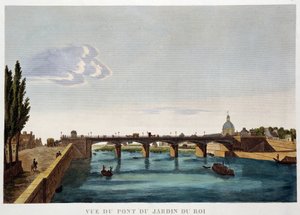 Vue du Pont du Jardin du Roi (Pont d