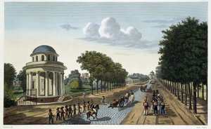 Vue du jardin de Monceau - Henri Courvoisier Voisin