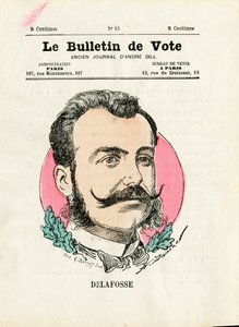 Bulletin 2e série, Satirique en couleurs: Delafosse - Illustration de Henri Demare (1846-1888) - Henri Demare