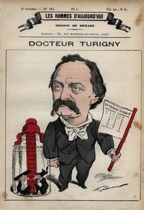 Caricature de Jean Prosper Turigny (1822-1905) de 
