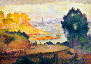 Vue de Menton, 1899-1900 - Henri Edmond Cross