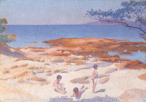 Plage de Cabasson (Baigne-Cul) - Henri Edmond Cross