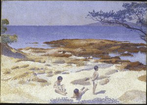 Plage à Cabasson - Henri Edmond Cross