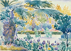 Jardin du peintre à Saint Clair, 1908 - Henri Edmond Cross