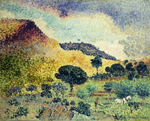 La Chaîne des Maures, juin 1906-avril 1907 - Henri Edmond Cross