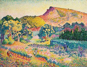 Peinture numérotée pour adultes Saint Clair Paysage Peinture par  Henri-Edmond Cross Kit de peinture par numéro sur toile pour débutants