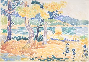 Pins sur le littoral - Henri Edmond Cross