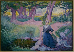 La blanchisseuse, 1895-96 - Henri Edmond Cross