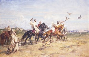 La Chasse au faucon - Henri Emilien Rousseau