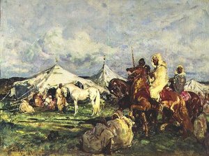 Les Cavaliers - Henri Emilien Rousseau