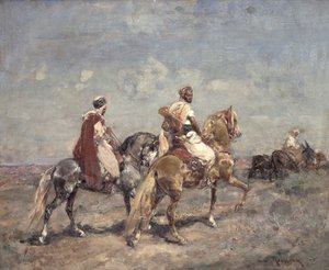 La chasse au faucon - Henri Emilien Rousseau