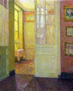 Intérieur. Lumière de la fenêtre - Henri Eugene Augustin Le Sidaner