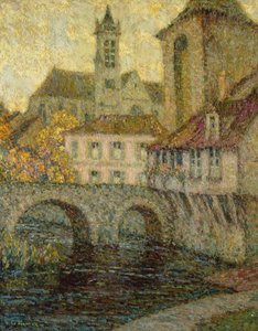 La Porte de Bourgogne, Moret - Henri Eugene Augustin Le Sidaner