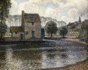 Le Moulin Gris - Henri Eugene Augustin Le Sidaner