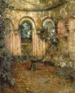 Le Cour du Château - Henri Eugene Augustin Le Sidaner