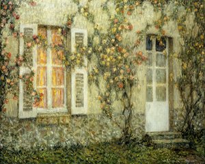 La Maison aux Roses - Henri Eugene Augustin Le Sidaner