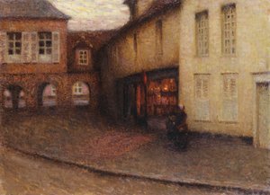 La petite boutique, Gerberoy, c.1906 - Henri Eugene Augustin Le Sidaner