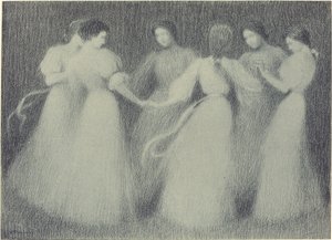La Ronde - Henri Eugene Le Sidaner