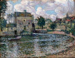 Le Moulin, Montreuil-Bellay, 1914 - Henri Eugene Le Sidaner