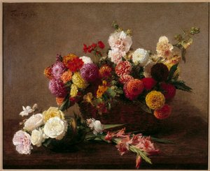 Voici des fleurs de mi-été - Ignace Henri Jean Fantin Latour