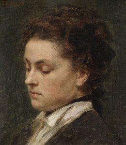 Étude pour le portrait de Victoria Dubourg, femme de l