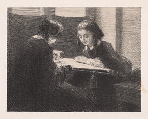 Les brodeuses - Henri Fantin-Latour