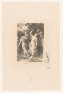Bacchantes dansant et faisant de la musique - Ignace Henri Jean Fantin Latour
