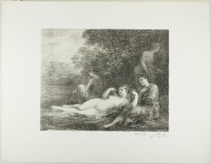 Femmes se baignant, quatrième grande planche - Ignace Henri Jean Fantin Latour