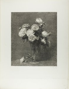 Bouquet de roses - Henri Fantin Latour