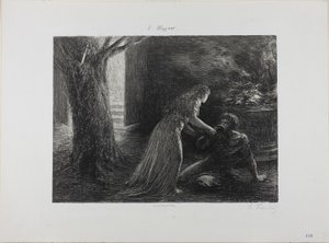 Début de la Walkyrie - Ignace Henri Jean Fantin Latour