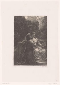 Didon et Énée au clair de lune - Ignace Henri Jean Fantin Latour