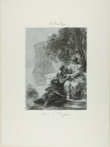 Duo des Troyens, première planche - Ignace Henri Jean Fantin Latour