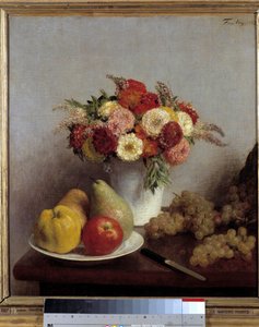 Fleurs et fruits. Peinture de Henri Fantin-Latour