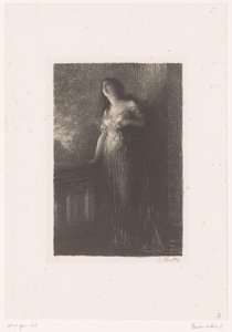 Julia sur le balcon la nuit - Ignace Henri Jean Fantin Latour