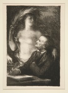 La Muse - Ignace Henri Jean Fantin Latour