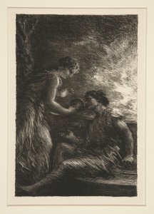 La Valkyrie : acte I, Sieglinde et Siegmund - Ignace Henri Jean Fantin Latour