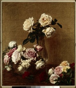 Les roses - Ignace Henri Jean Fantin Latour