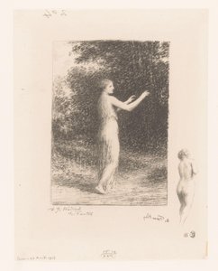La Vierge de Lycus se promenant dans la nature