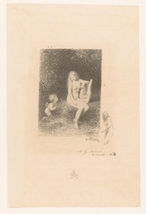 Muse de la musique avec Amour (Poésies d